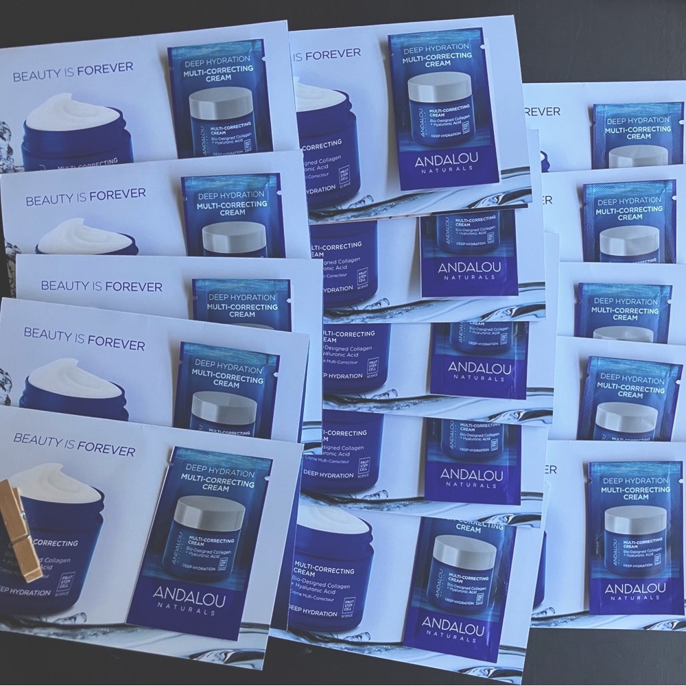 ANDALOU NATURALS MULTI-CORRECTING CREAM DEEP HYDRATION Lot Hyaluronic Acid